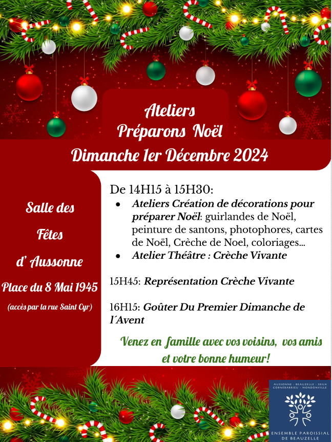 Ateliers préparons Noël